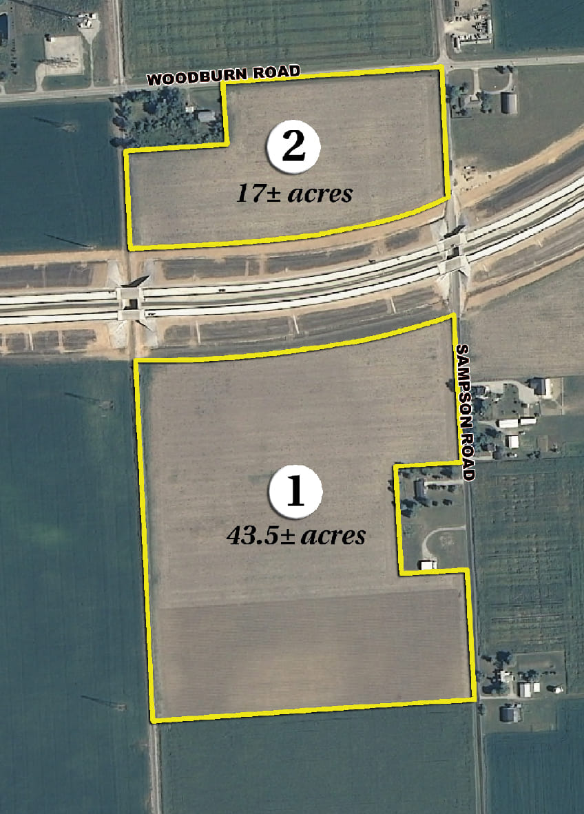 60 Acres Offered in 2 Tracts Schrader Real Estate and Auction Co Land Auction Marketing