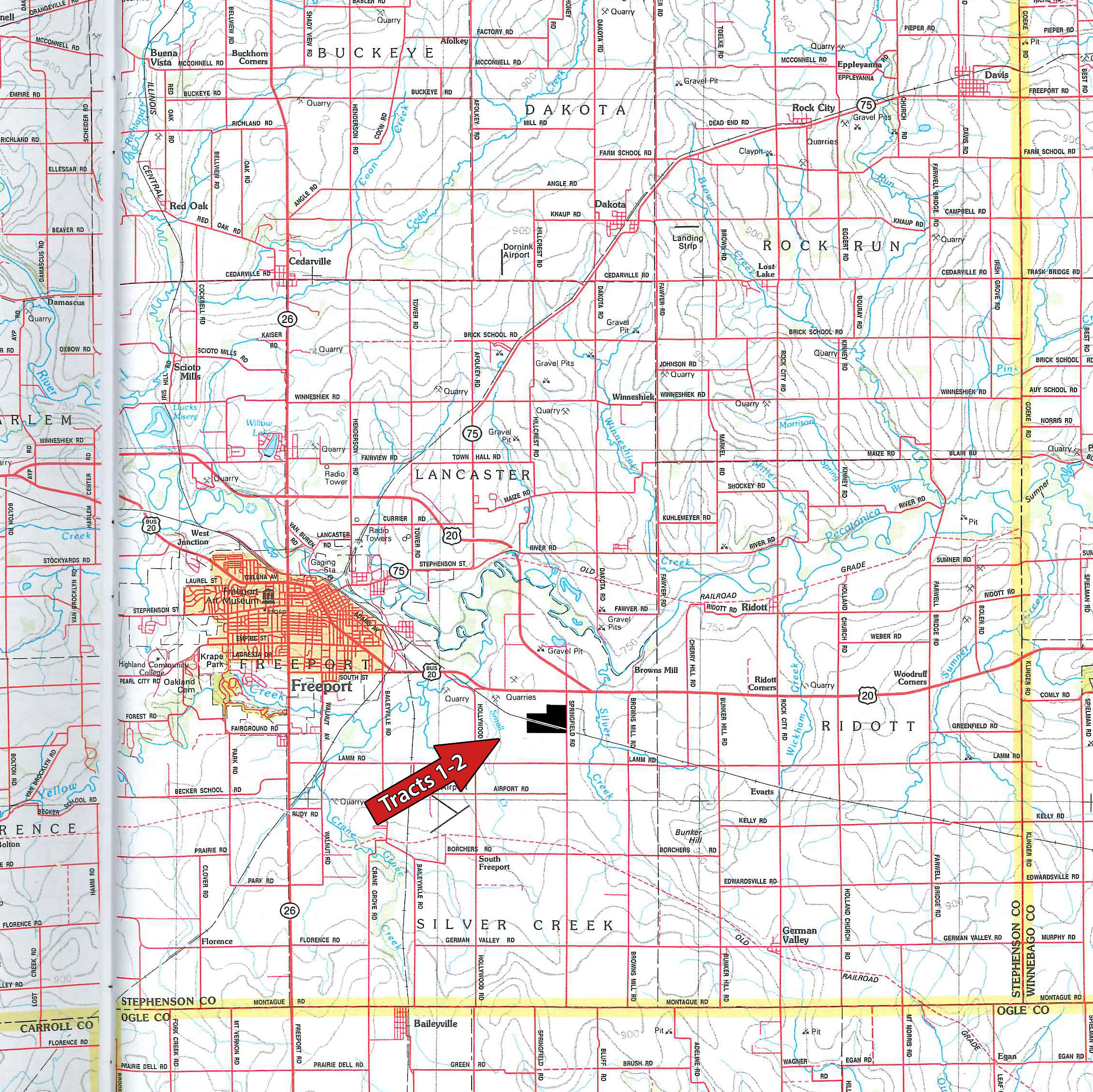 Stephenson County Il Gis Farmland Auction - Farmland Auction - 575 +/- Acres Offered In 9 Tracts In Stephenson  County, Il (Tracts 1 And 2), Boone County, Il (Tracts 3-7), Winnebago County,  Il (Tract 8) And