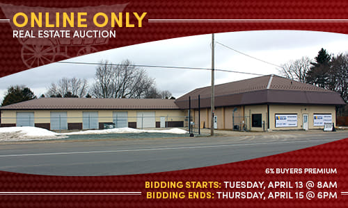 Real Estate Auction Timed Online Only Real Estate Auction Multi Use Commercial Building In Kosciusko County Indiana Schrader Real Estate And Auction Co Land Auction Marketing Experts Nationwide