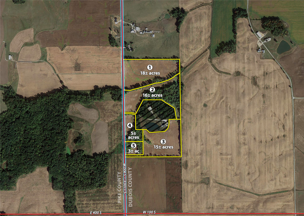 REAL ESTATE AUCTION REAL ESTATE LAND AUCTION 57 +/ ACRES OFFERED