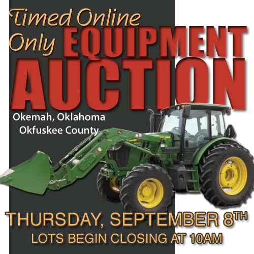 FARM EQUIPMENT AUCTION TIMED ONLINE ONLY EQUIPMENT AUCTION Schrader