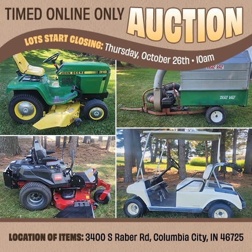 PERSONAL PROPERTY AUCTION TIMED ONLINE ONLY PERSONAL PROPERTY AUCTION